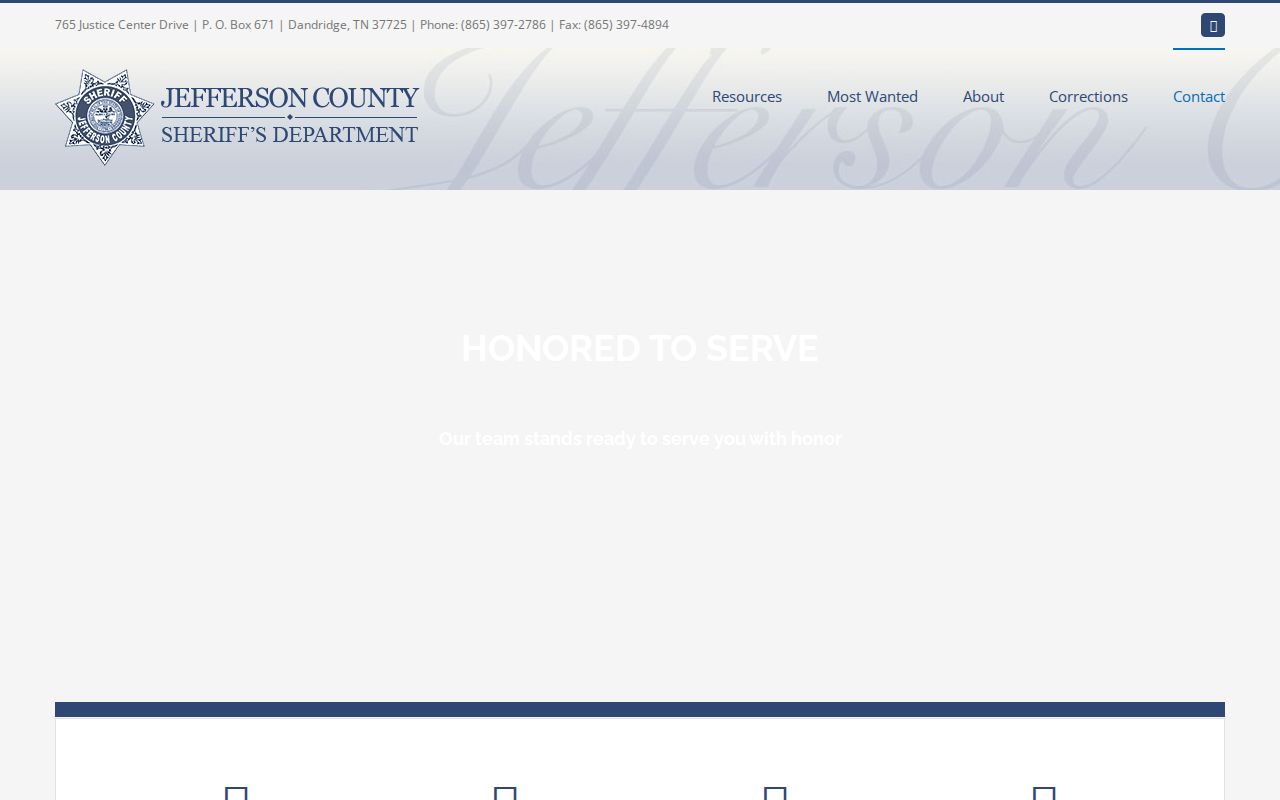 Jefferson County arrest warrant records: Sheriff contact information